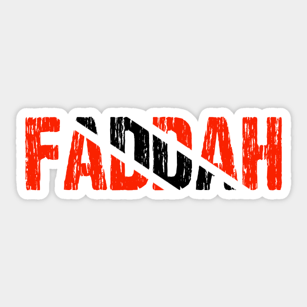 Trinidadian Tobagonian Faddah Dad Father Trinidad & Tobago Flag Sticker by Nirvanibex